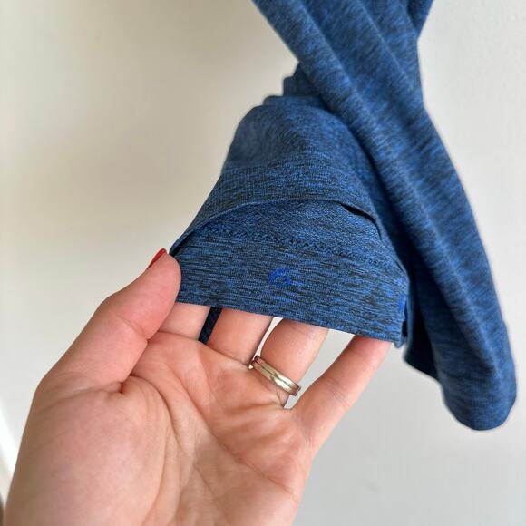 Lululemon Swiftly Tech Short Sleeve Crew Cerulean Blue / Black 6 - Picture 4 of 5